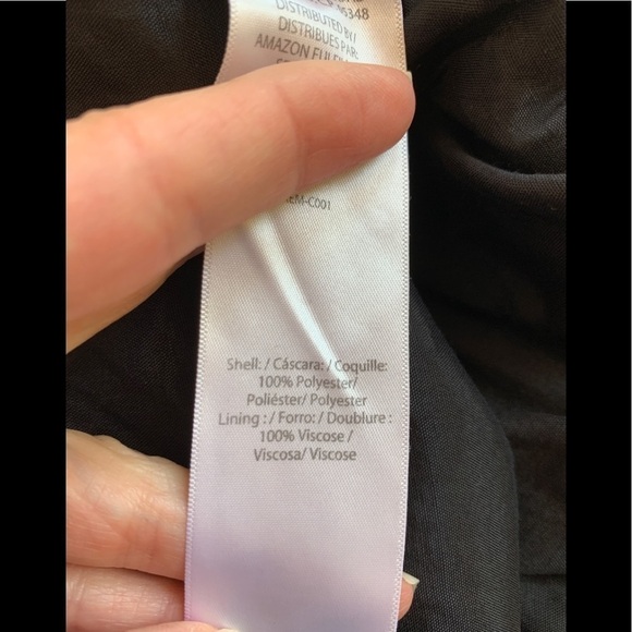 Ella Moon Global Inspired Black Embroidered Geometric Dress With Pockets - Picture 9 of 10